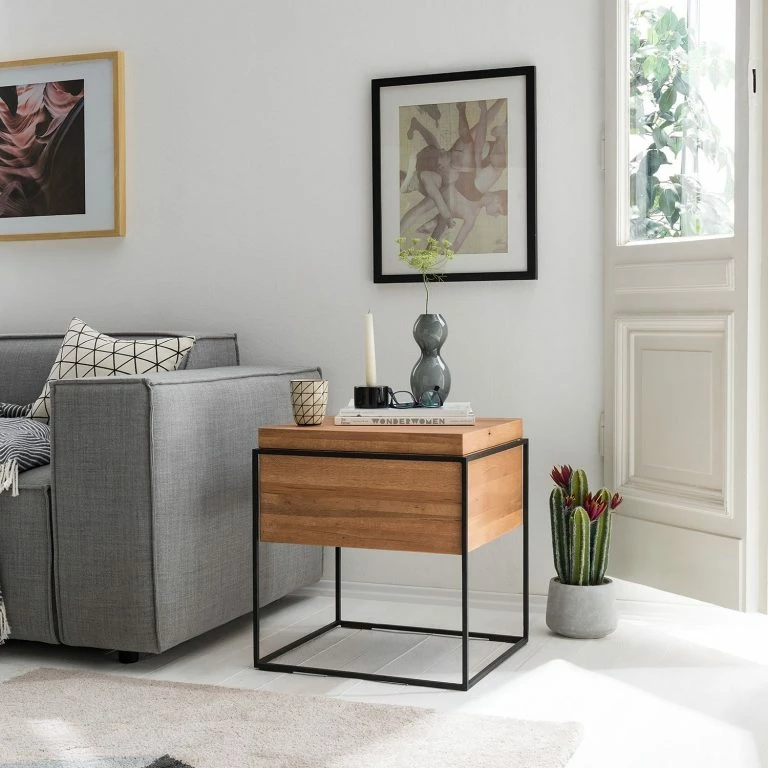 Loftscape Studio Copenhagen Table D’appoint Cubus – Chêne