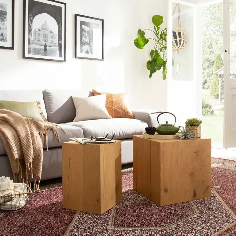 Loftscape Studio Copenhagen Table D’appoint Cubus II – Chêne
