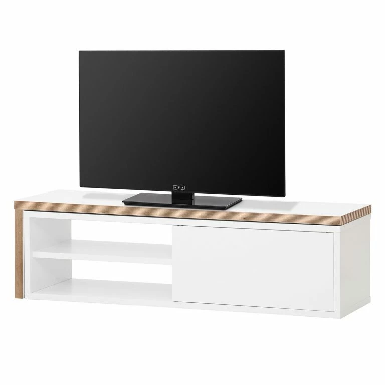 loftscape Temahome Meuble TV Echo – blanc / marron clair
