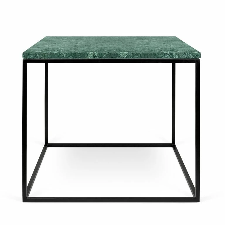 Loftscape Temahome Table Basse Gleam II – Marbre / Métal – Vert / Noir