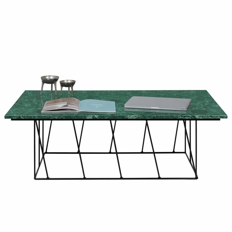Loftscape Temahome Table Basse Helix – Marbre / Métal – Vert