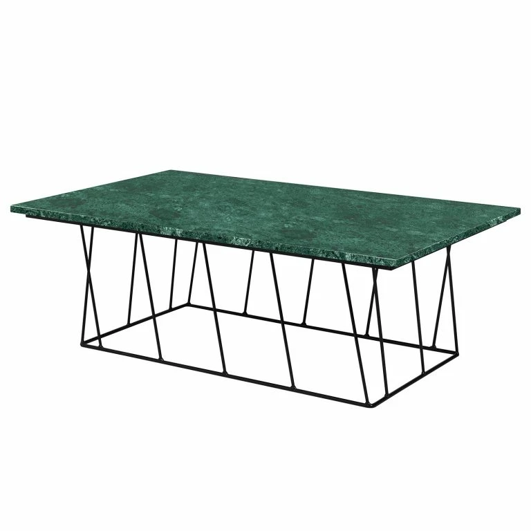 loftscape Temahome Table basse Helix – Marbre / Métal – Vert