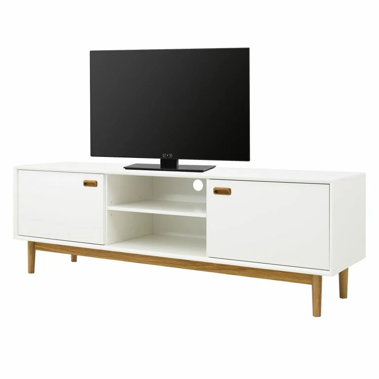 loftscape Tenzo Buffet bas Svea I – Blanc / Imitation chêne