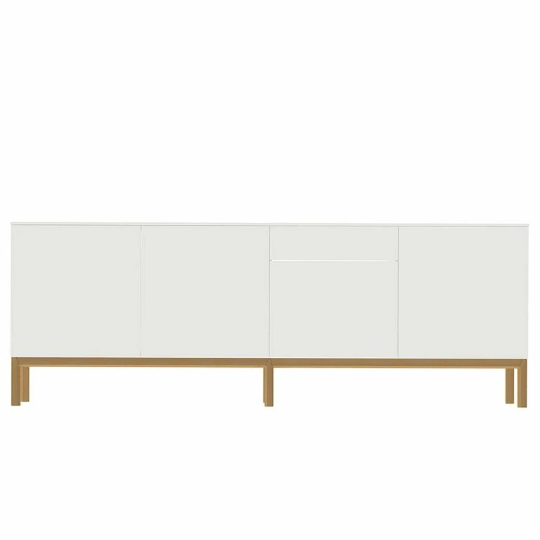 Loftscape Tenzo Buffet Patch III – Partiellement En Chêne Massif – Blanc