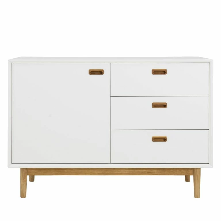 Loftscape Tenzo Buffet Svea I – Blanc / Imitation Chêne