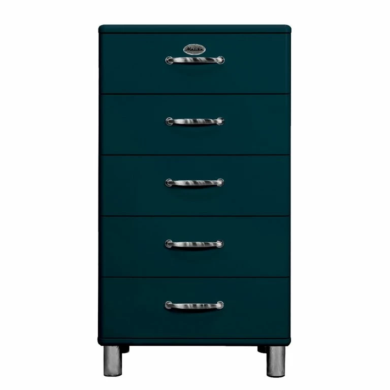 loftscape Tenzo Commode Malibu III – Bleu foncé / Chrome