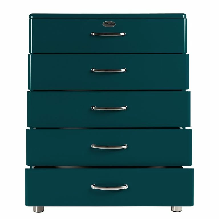 Loftscape Tenzo Commode Malibu VI – Bleu Pétrole / Chrome