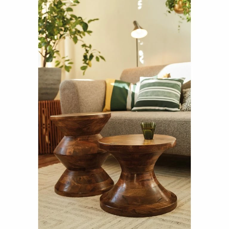 Loftscape Tom Tailor Bout De Canapé Knoppe II – Manguier Massif – Manguier