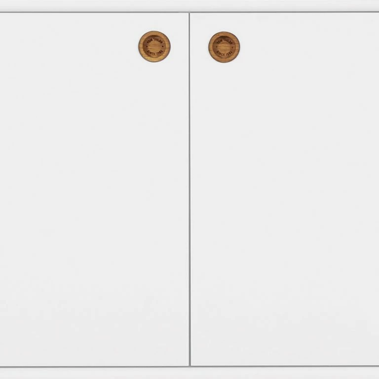 Loftscape Tom Tailor Buffet Color Box – Partiellement En Chêne Massif – Blanc / Gris Clair