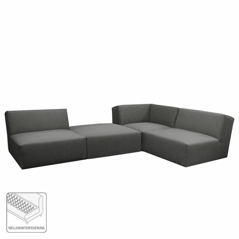 Loftscape Tom Tailor Canapé D’angle Elements IX – Tissu TBO : 19 Woven Grey