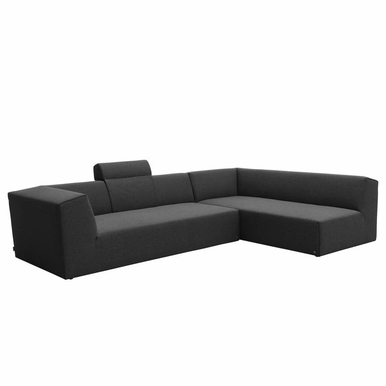loftscape Tom Tailor Canapé d’angle Elements VII – Lot de 2 – Tissu TBO : 9 anthrazite