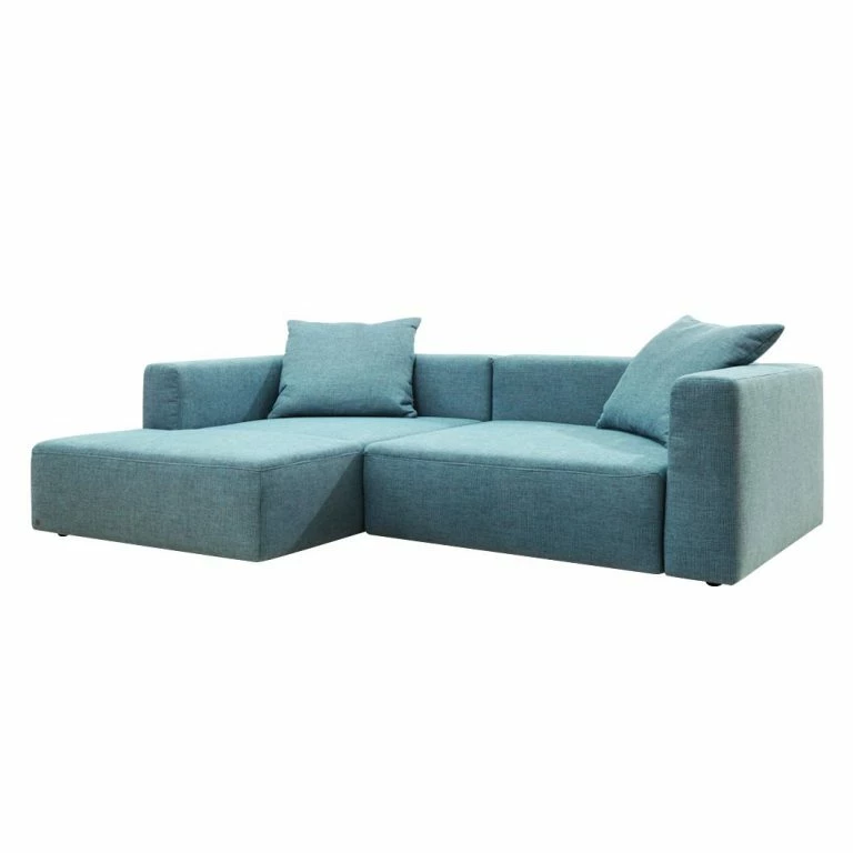 loftscape Tom Tailor Canapé d’angle Heaven Casual M – Tissu TCU : 6 fresh blue – Sans fonction