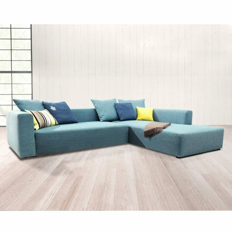 Loftscape Tom Tailor Canapé D’angle Heaven Casual XL – Aqua – Méridienne Courte à Droite (vue De Face) – Sans Fonction