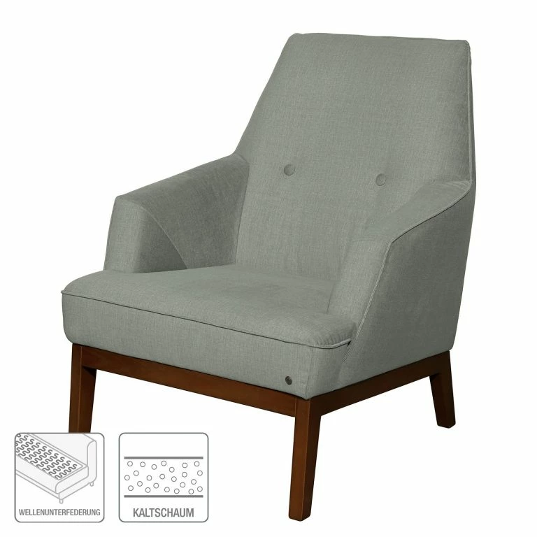 Loftscape Tom Tailor Fauteuil Cozy – Tissu – Granit – Sans Repose-pieds