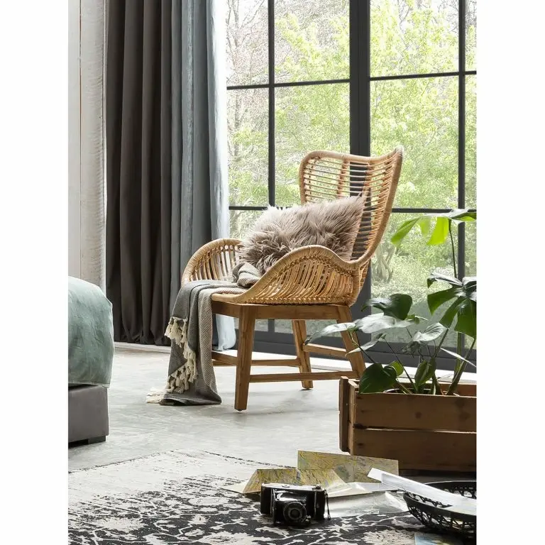 Loftscape Tom Tailor Fauteuil Niverville – Rotin / Teck Massif – Rotin / Teck