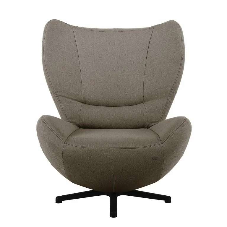 Loftscape Tom Tailor Fauteuil Tom Pure – Tissu – Tissu TBO : 12 Coconut Brown