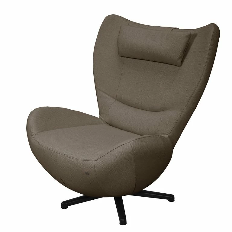 loftscape Tom Tailor Fauteuil Tom Pure – Tissu – Tissu TBO : 12 coconut brown