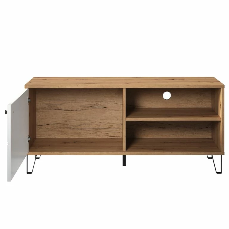 Loftscape Trendteam Meuble TV Touch I – Imitation Chêne Artisan / Blanc