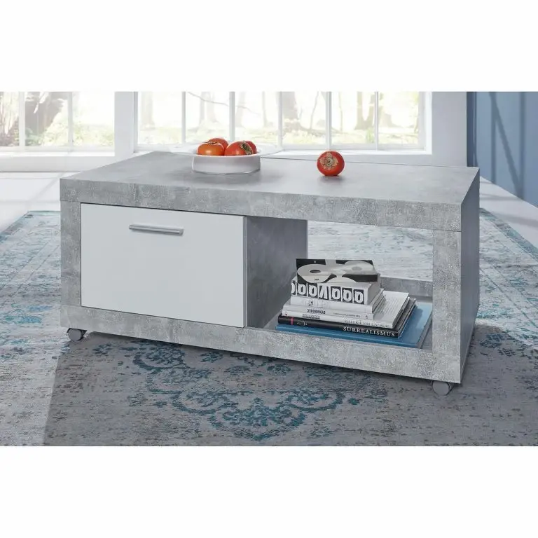 Loftscape Trendteam Table Basse Sevan – Imitation Béton