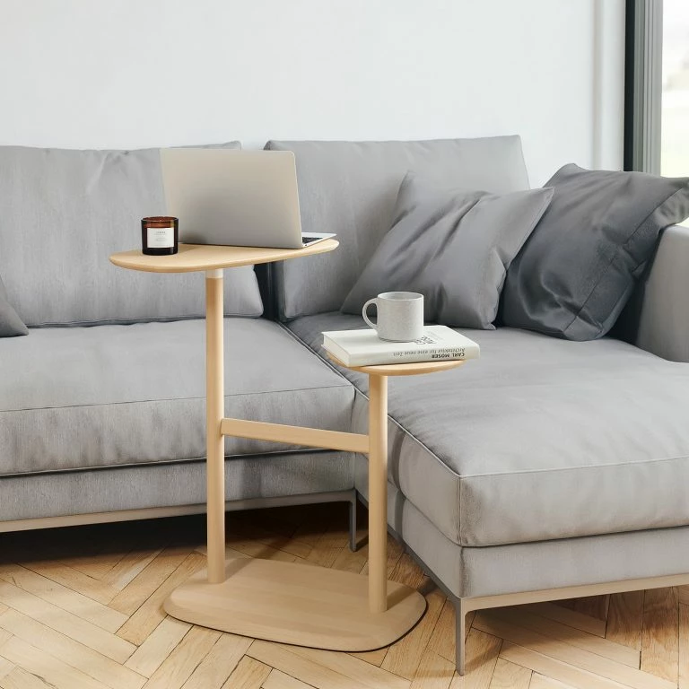 Loftscape Umbra Bout De Canapé Swivo – Hêtre Massif – Hêtre