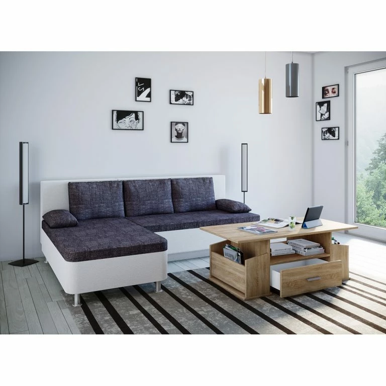 Loftscape VCM Table Basse Junata – Imitation Chêne De Sonoma