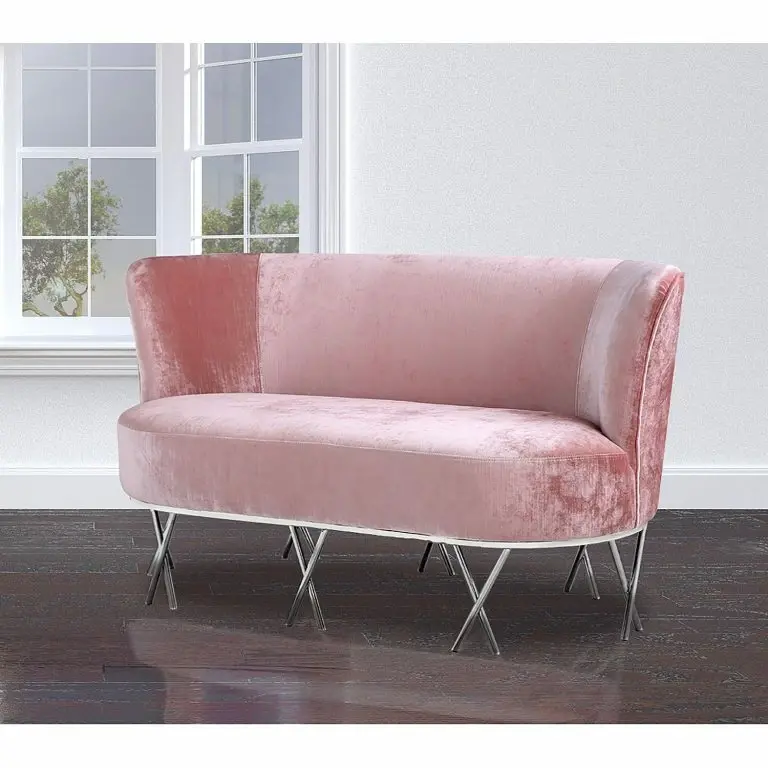 Loftscape Velvet Studio Canapé Linares – Velours – Rosé