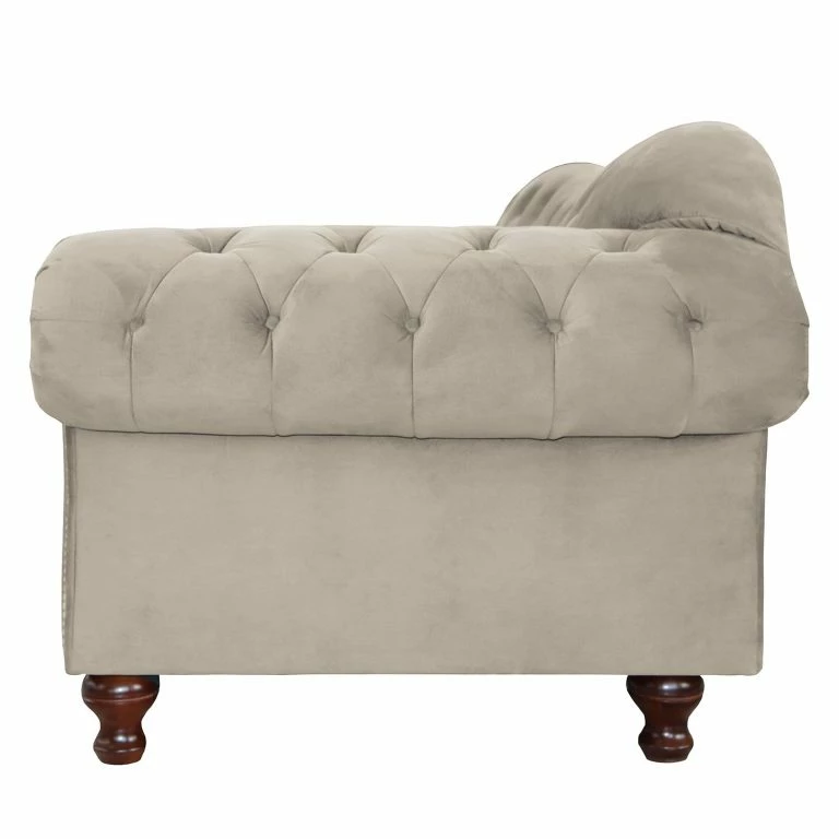 Loftscape Velvet Studio Grand Canapé Iriona – Microfibre – Blanc Suédois