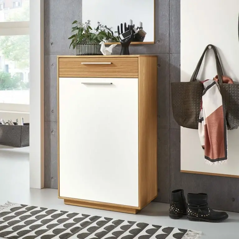 Loftscape Voss Commode Loveno II – Partiellement En Chêne Massif / Métal – Blanc