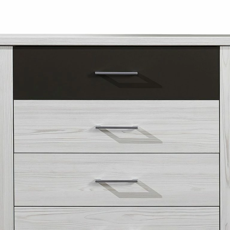 Loftscape Wiemann Commode Lisbonne – Imitation Mélèze Polaire / Havane