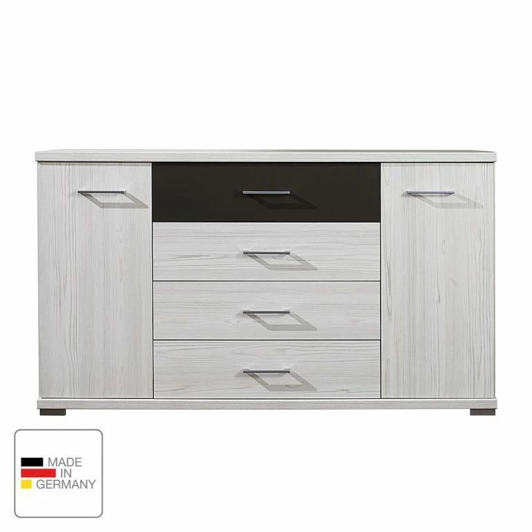 loftscape Wiemann Commode Lisbonne – Imitation mélèze polaire / havane
