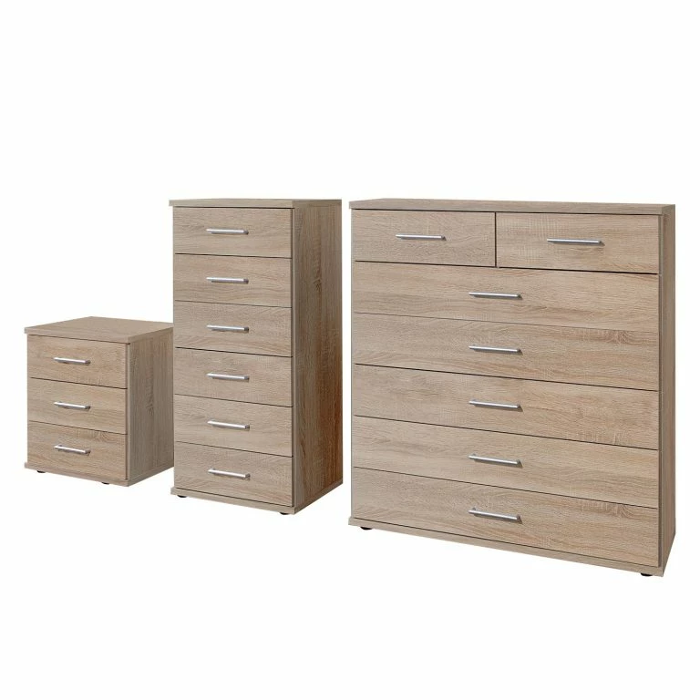Loftscape Wimex Commode à Tiroirs I – Imitation Chêne Brut De Sciage