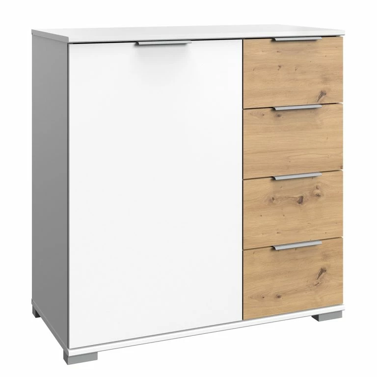 loftscape Wimex Commode Gibraltar I – Imitation chêne Artisan / Blanc