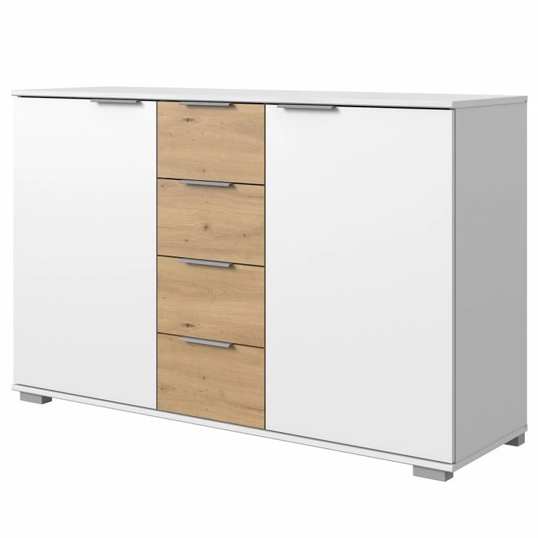 loftscape Wimex Commode Gibraltar II – Imitation chêne Artisan / Blanc