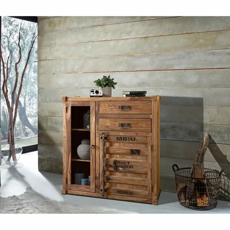 Loftscape Wolf-Möbel Buffet Container I – Sheesham Massif