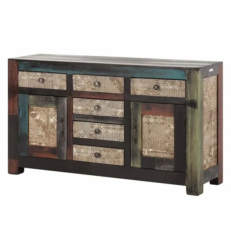 loftscape Wolf-Möbel Buffet Goa II – Partiellement en manguier et acacia massifs