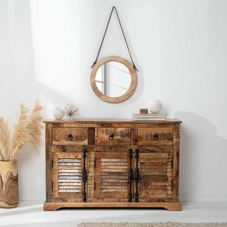 Loftscape Wolf-Möbel Enfilade Senille – Manguier Massif
