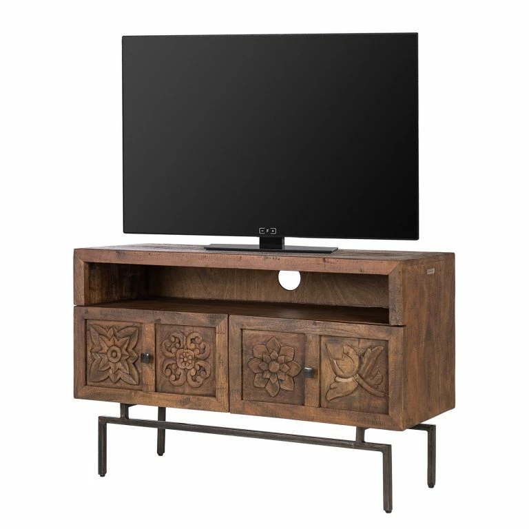 loftscape Wolf-Möbel Meuble TV Carving – Acacia massif
