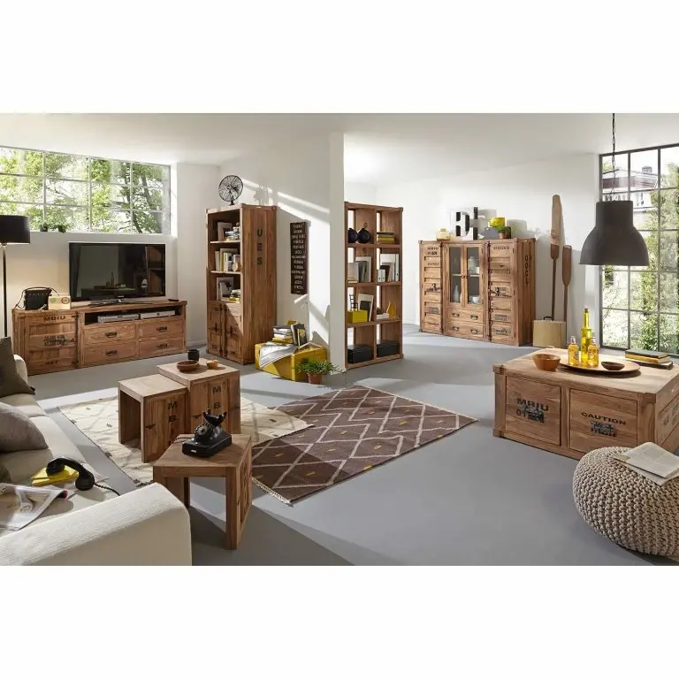 Loftscape Wolf-Möbel Meuble TV Container II – Sheesham