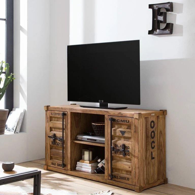 Loftscape Wolf-Möbel Meuble TV Container – Sheesham Massif