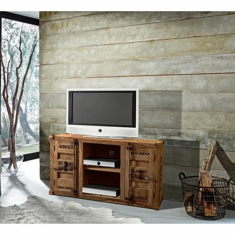 Loftscape Wolf-Möbel Meuble TV Container – Sheesham Massif