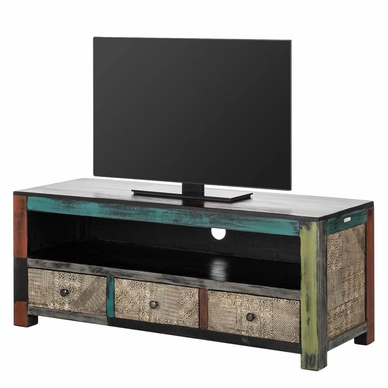 loftscape Wolf-Möbel Meuble TV Goa I – Partiellement en manguier et acacia massifs