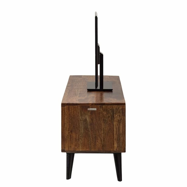 Loftscape Wolf-Möbel Meuble TV Orient – Acacia Massif / Métal – Multicolore