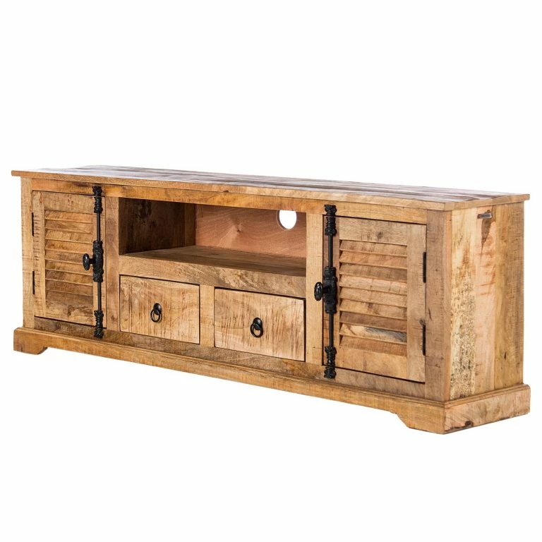 loftscape Wolf-Möbel Meuble TV Senille – Manguier massif