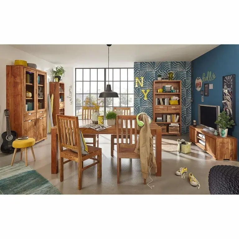 Loftscape Wolf-Möbel Meuble TV Vision I – Acacia Massif