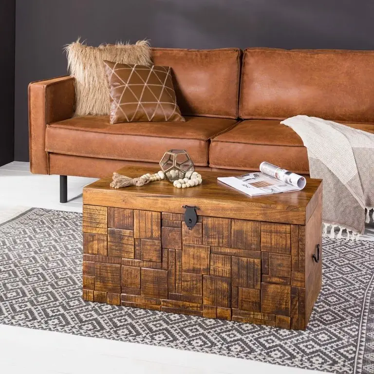 Loftscape Wolf-Möbel Table Basse Bazac – Acacia Massif