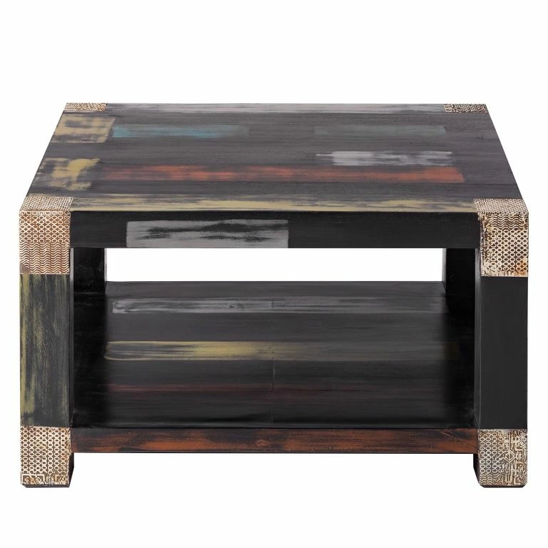 Loftscape Wolf-Möbel Table Basse Goa II – Partiellement En Manguier Et Acacia Massifs
