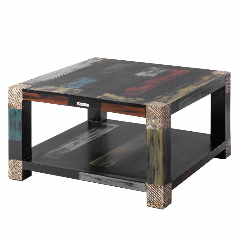 loftscape Wolf-Möbel Table basse Goa II – Partiellement en manguier et acacia massifs