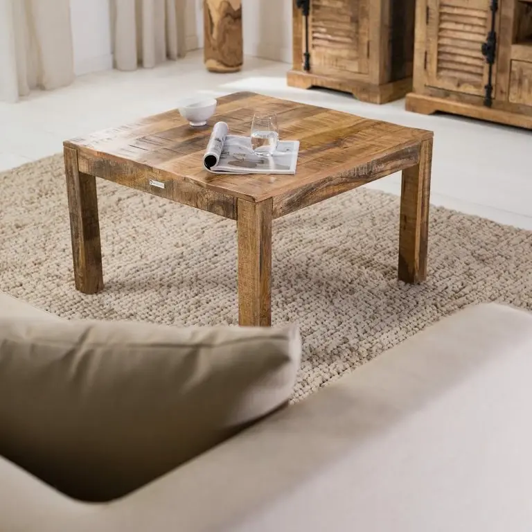 Loftscape Wolf-Möbel Table Basse Senille – Manguier Massif