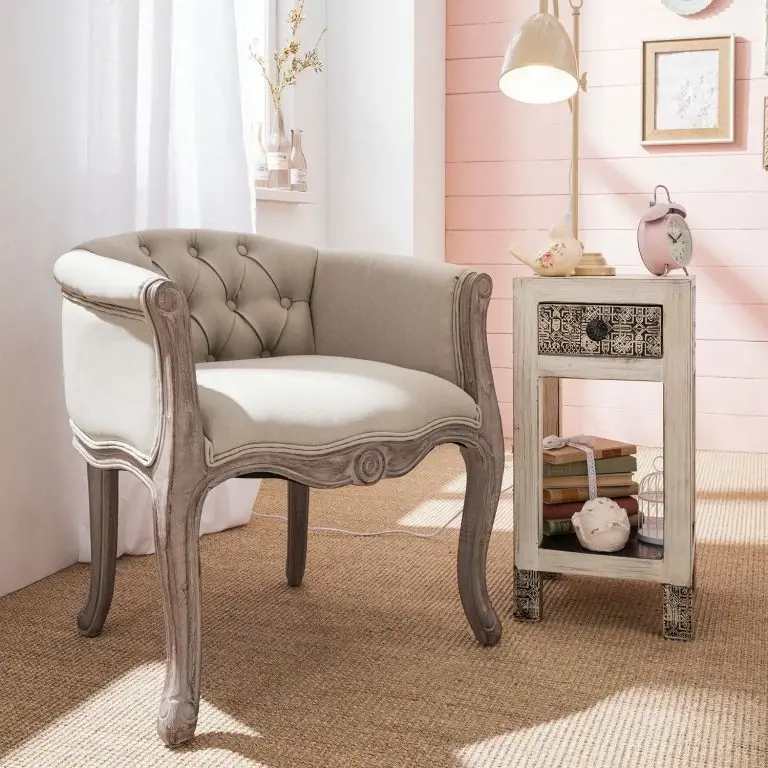 Loftscape Wolf-Möbel Table D’appointGoa White – Multicolore