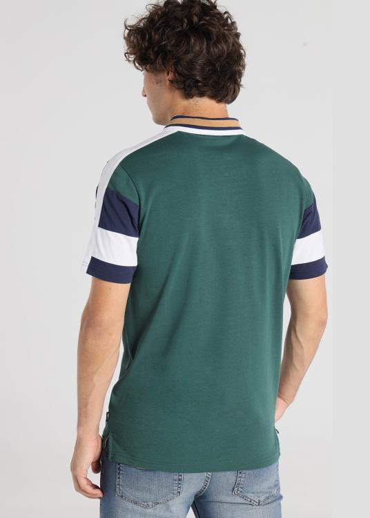 Lois Jeans Bloc Polo - Manches Courtes Avec Fermeture Zippée Au Niveau Du Cou